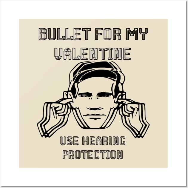 use hearing bullet for my valentine Wall Art by the haunted bathroom